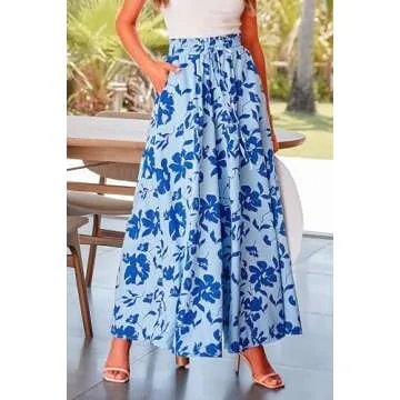 PRETTYGARDEN Women's Summer Wide Leg Palazzo Pants