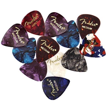 Fender Premium Picks Sampler - 12 Pack of Guitar Picks