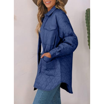 Evaless Quilted Jacket for Women - Stylish Lightweight Outerwear
