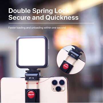 High-Quality ULANZI ST-10 Smartphone Vlog Holder