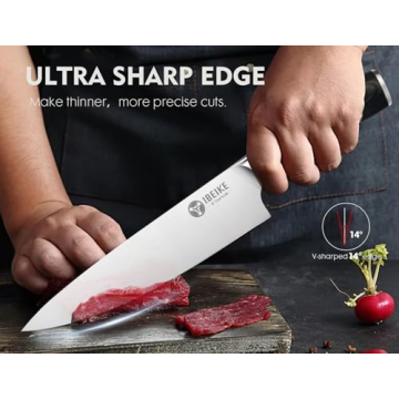 IBEIKE 7-Piece Kitchen Knife Set with Sharp Blades