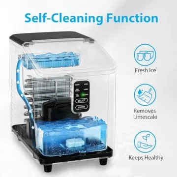 Aeitto Ice Maker 26lbs/24H - Fast & Portable Ice Maker