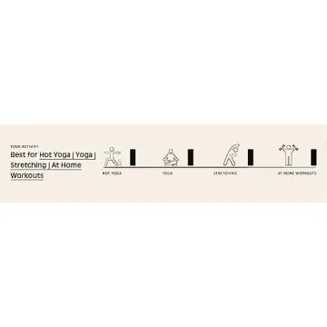 Retrospec Solana 1" Thick Yoga Mat - Non Slip & Durable