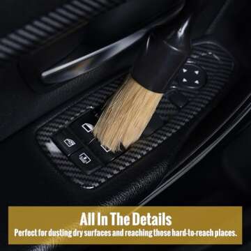 Birbenben 6PCS Car Detailing Brush Set for All Vehicles