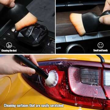 Birbenben 6PCS Car Detailing Brush Set for All Vehicles