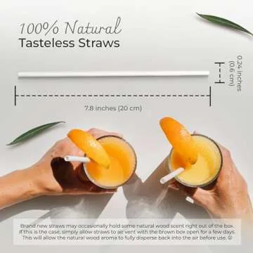 EcoPreps Bamboo Straws | 100% Compostable & Plastic-Free