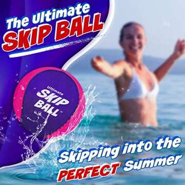 Easter Basket Stuffers for Girls (Water Skip Balls) Squishy Toys for Kids 8-12 Year Old Ages 7 9 10 ...