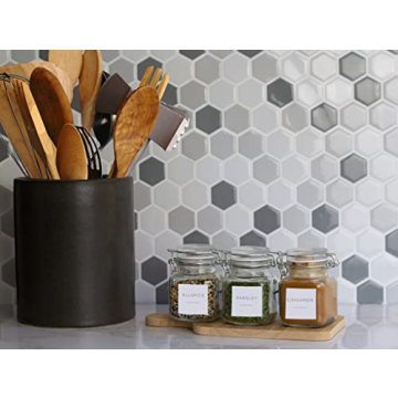 Brave November Kitchen Pantry Labels & Spice Labels Set