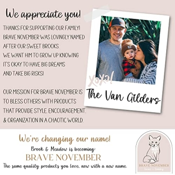 Brave November Kitchen Pantry Labels & Spice Labels Set