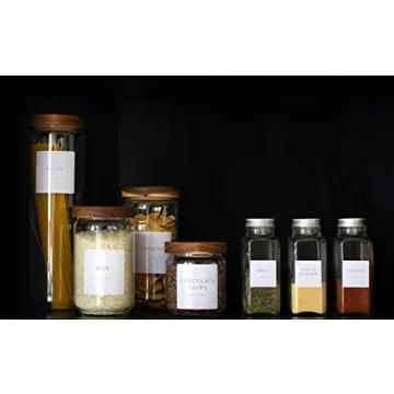 Brave November Kitchen Pantry Labels & Spice Labels Set