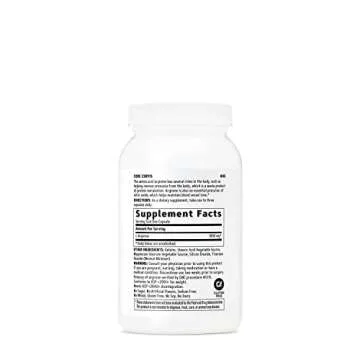 GNC L-Arginine 1000mg, 90 Caplets, Increases Nitric Oxide Production