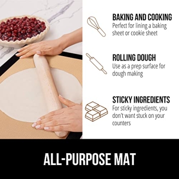 Gorilla Grip Reusable Silicone Baking Mat 2-Pack