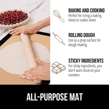 Gorilla Grip Reusable Silicone Baking Mat 2-Pack