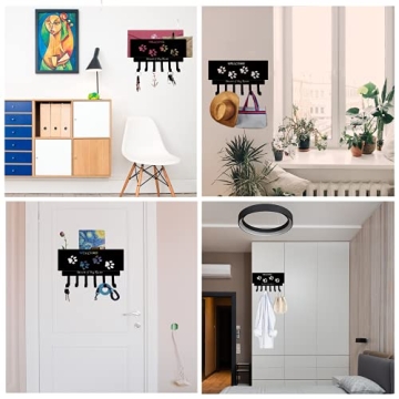 Dog Leash Holder for Stylish Pet Organization and Decor