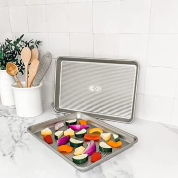Durable USA Pan Bakeware Quarter Sheet Nonstick Pan