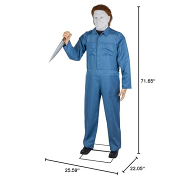 Animated 6' Mike Myers Halloween Decoration Figure