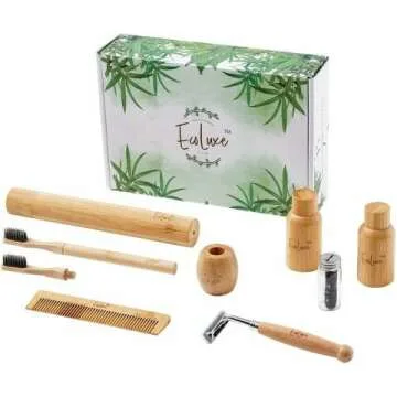 Sustainable Travel Gift Box: Toiletries Bundle - 9 Eco-Friendly Essentials