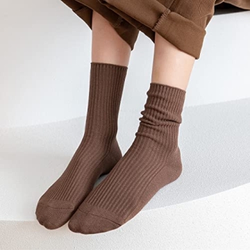 Stylish and Comfortable ACCFOD Women's Crew Socks