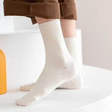 Stylish and Comfortable ACCFOD Women's Crew Socks