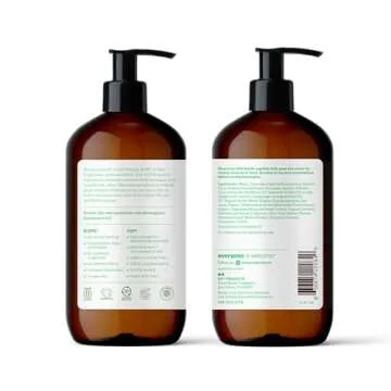 Everyone Liquid Hand Soap, 12.75 Ounce (Pack of 3), Spearmint and Lemongrass, Plant-Based Cleanser w...