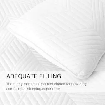 Exclusivo Mezcla Ultrasonic King Quilt Bedding Set, Lightweight White Bedspreads Soft Modern Geometric Coverlet Set for All Seasons (1 Quilt and 2 Pillow Shams)