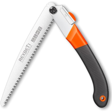 REXBETI Folding Saw - Heavy Duty 11 Inch Blade for All Your Cutting Needs in Camping and Yard Work