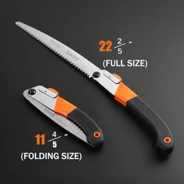 REXBETI Heavy Duty 11 Inch Folding Saw for Camping