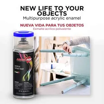 Ambro-Sol Multi-Purpose Acrylic Spray Paint - Matte White