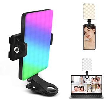 GreatLPT RGB Phone Light Clip for Stunning Selfies