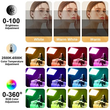 GreatLPT RGB Phone Light Clip for Stunning Selfies