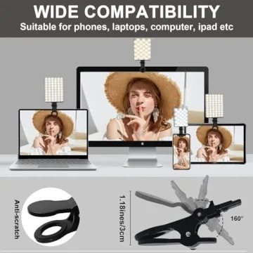 GreatLPT RGB Phone Light Clip for Stunning Selfies