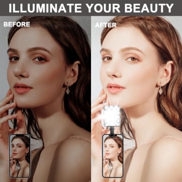 GreatLPT RGB Phone Light Clip for Stunning Selfies