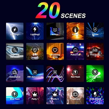 GreatLPT RGB Phone Light Clip for Stunning Selfies