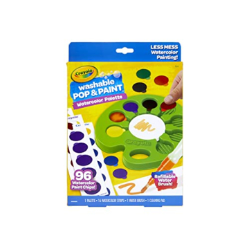 Crayola Watercolor Paint Set Mess-Free Kids Art Kit