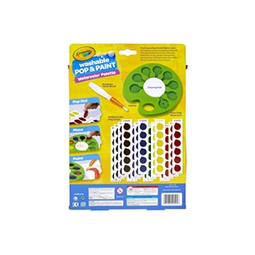 Crayola Watercolor Paint Set Mess-Free Kids Art Kit