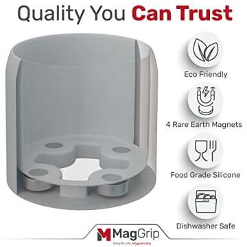 Magnetic Spice Jars Grip for Kitchen Organization