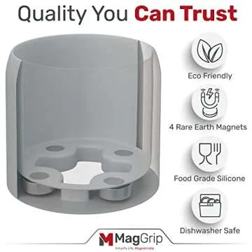 Magnetic Spice Jars Grip for Kitchen Organization