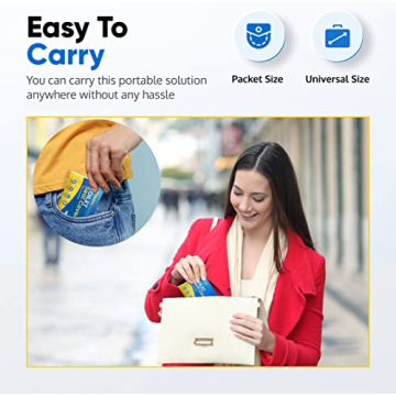 Traletry Disposable Toilet Seat Covers - 50 Pack for Travel