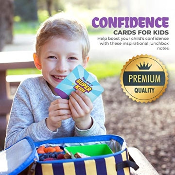 80 Super Kid Lunch Box Notes for Kids - Positive Affirmation Cards