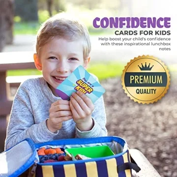 80 Super Kid Lunch Box Notes for Kids - Positive Affirmation Cards
