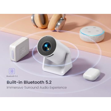 WiMiUS S27 Mini Projector with WiFi & Bluetooth - 1080P
