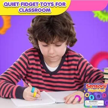 Fidget Toys Kids Sensory Rings - Quiet Fidgets for Classroom