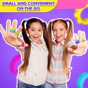 Fidget Toys Kids Sensory Rings - Quiet Fidgets for Classroom