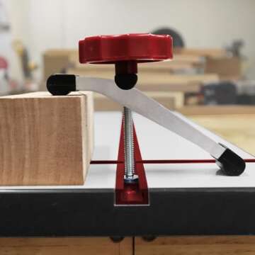 Milescraft 4036 Hold Down 200 2 Pack T-Track Hold Down Clamp. 5-1/4" L x 1-1/4" W, Anodized Heavy Duty T Track Clamps for Woodworking