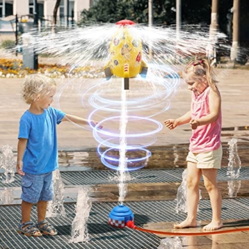 Water Rocket Sprinkler Toy Launcher for Kids Outdoor Fun