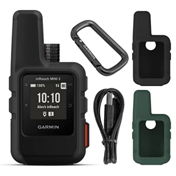 Wearable4U - Garmin inReach Mini 2 Satellite Communicator, Compact & Lightweight for Hiking & Safety...