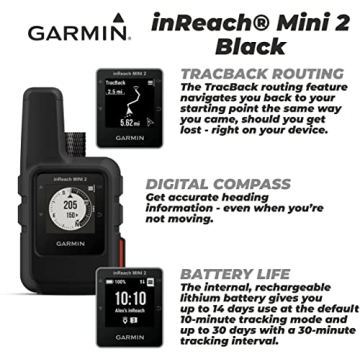 Garmin inReach Mini 2 Satellite Communicator for Adventurers