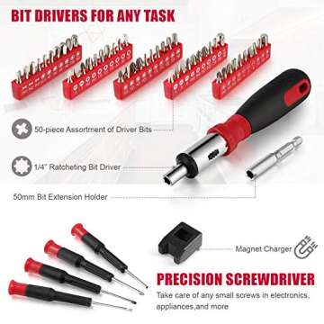 High Quality Eastvolt 218-Piece Tool Kit for Homeowners