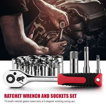 High Quality Eastvolt 218-Piece Tool Kit for Homeowners