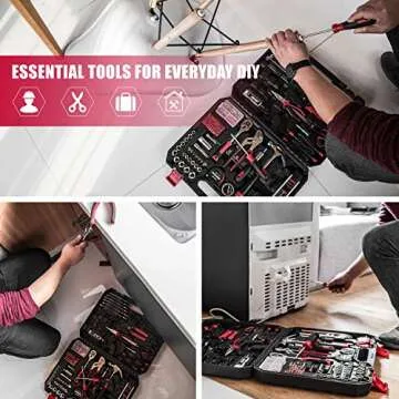 High Quality Eastvolt 218-Piece Tool Kit for Homeowners